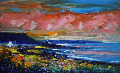 Eveninglight over the Mull of Kintyre 10x16